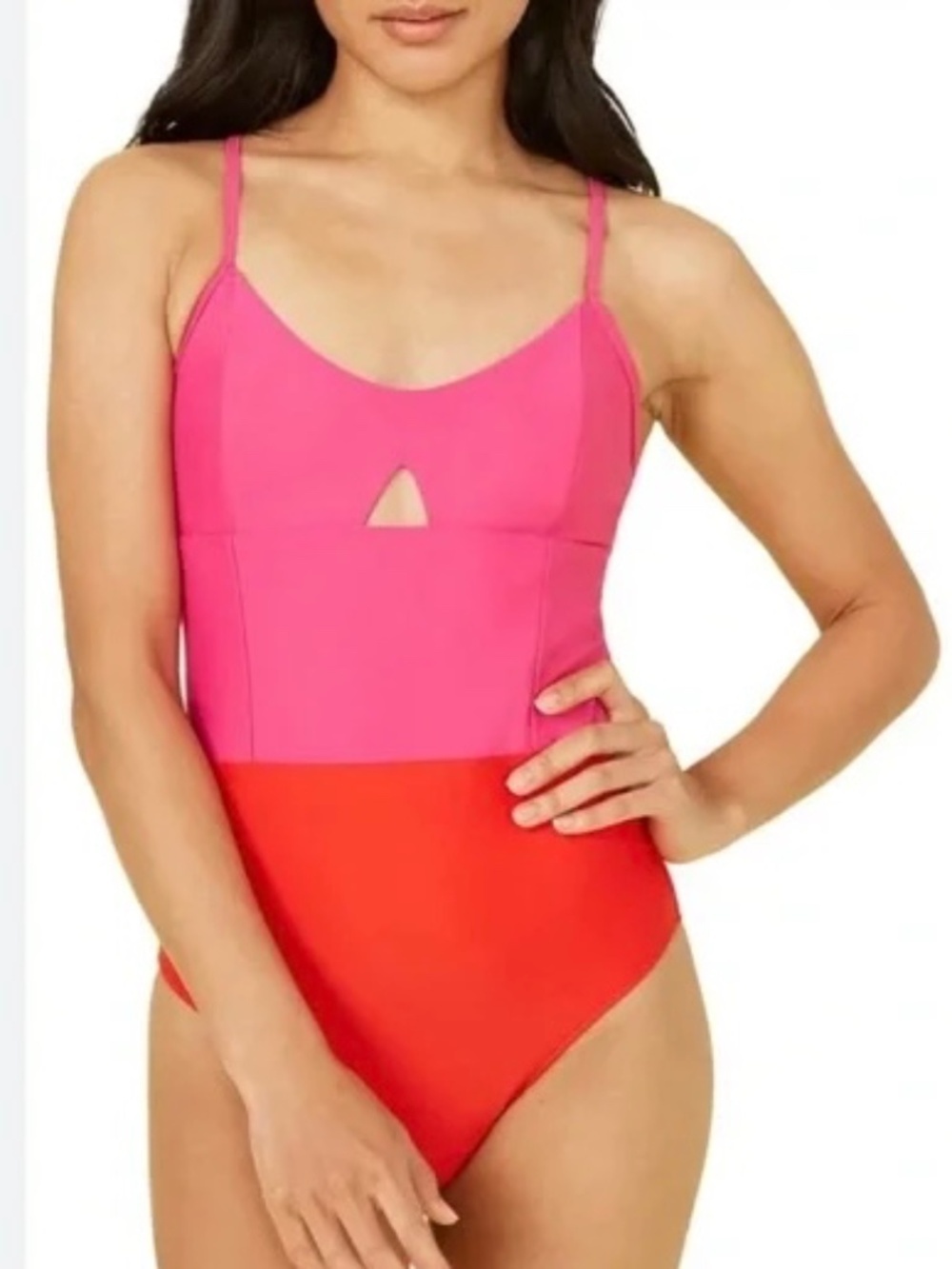 Summersalt The Swan Dive Peek-a-Boo Cut Out Swimsuit